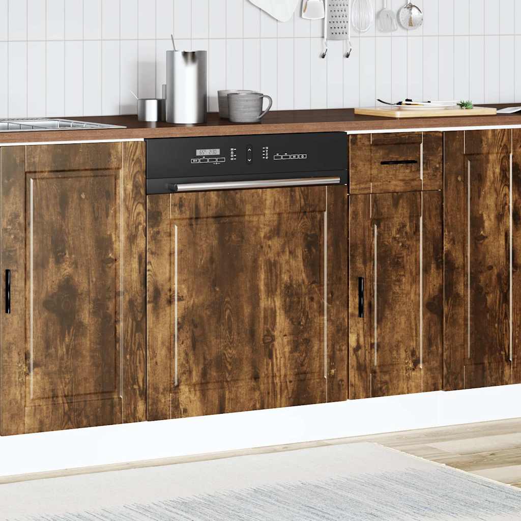 Pannello Lavastoviglie Porto Rovere Fumo 60x1,5x57 cm