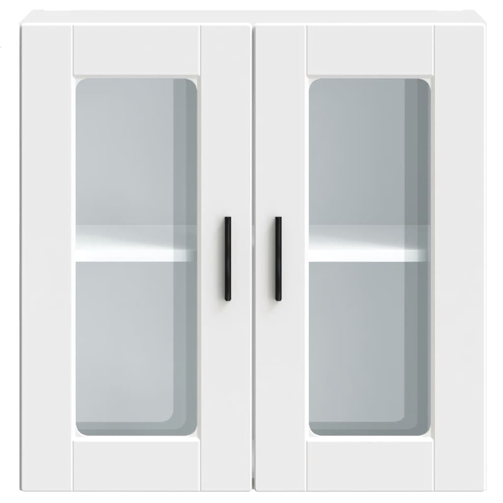 Pensile da Cucina con Porta in Vetro Porto Bianco