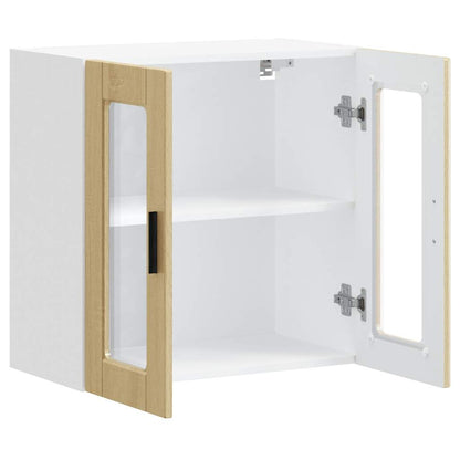 Pensile da Cucina con Porta in Vetro Porto Rovere Sonoma