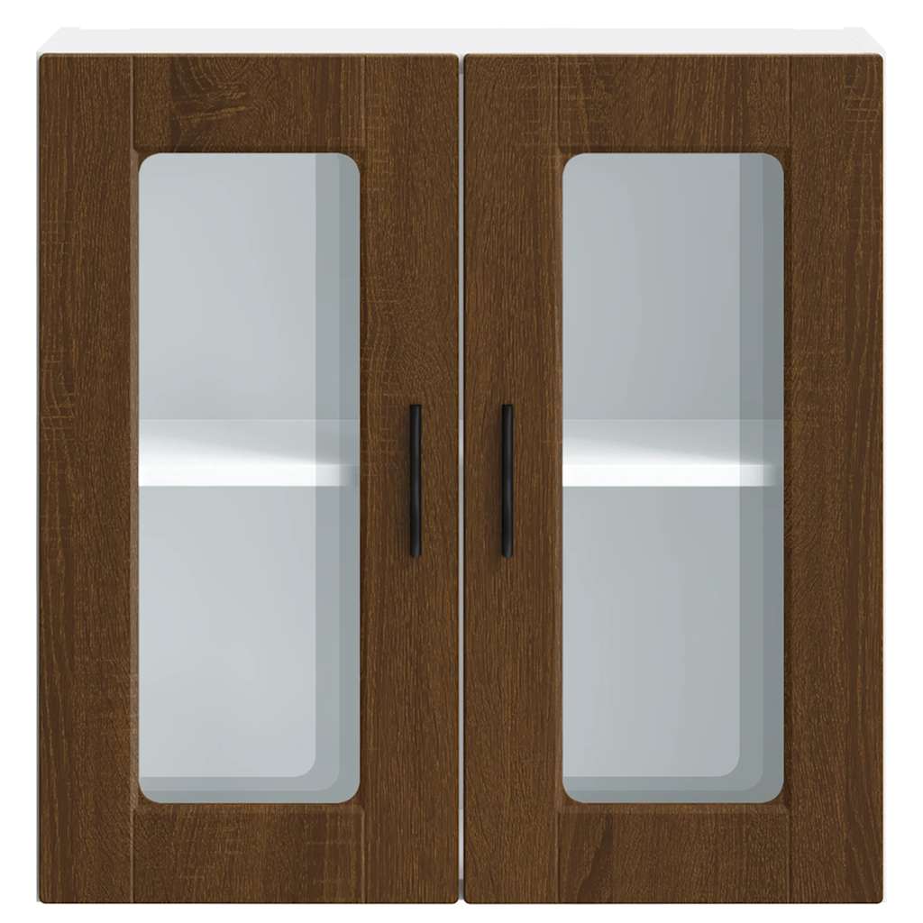 Pensile da Cucina con Porta in Vetro Porto Rovere Marrone