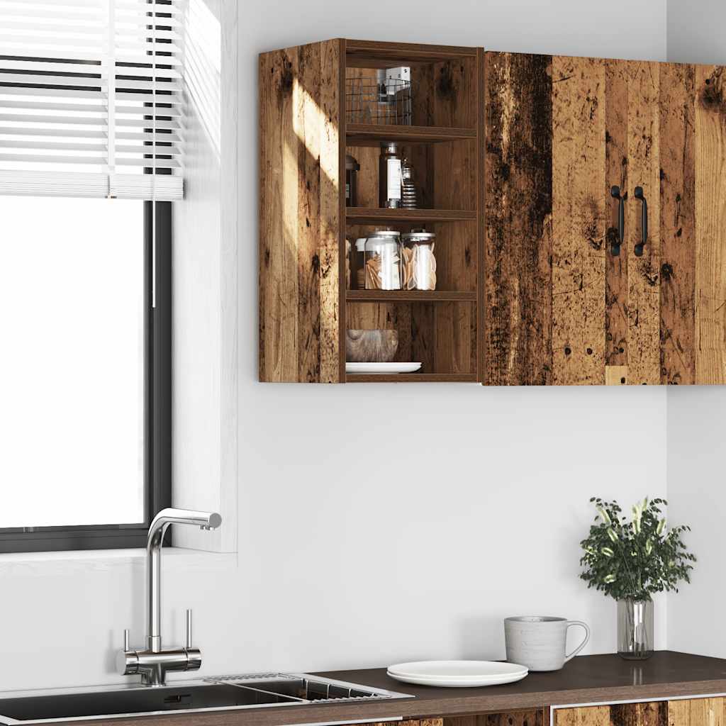 Mobile Pensile “Riga” Legno Antico 30x29,5x60 cm - homemem39