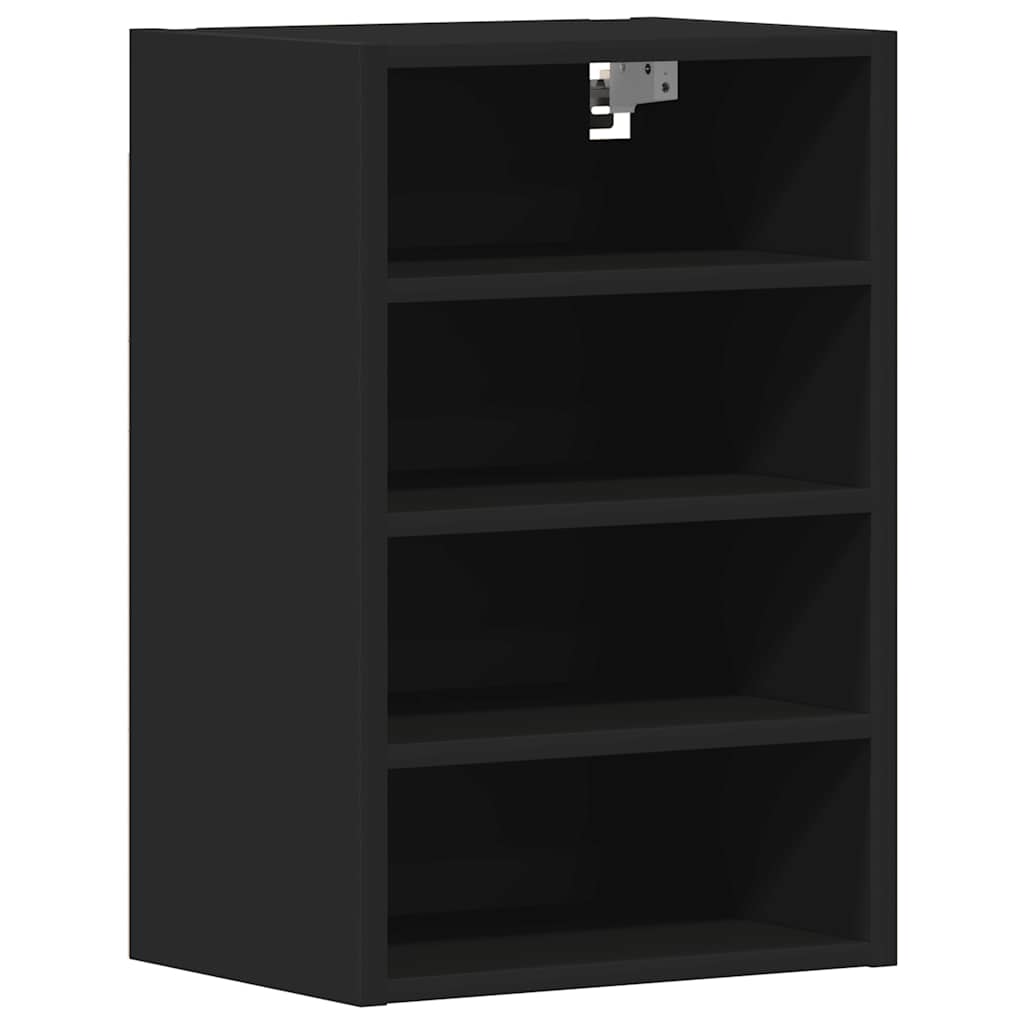 Mobile Pensile “Riga” Nero 40x29,5x60 cm in Legno Multistrato | homemem39