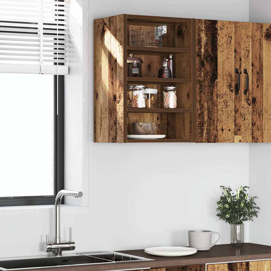 Mobile Pensile “Riga” Legno Antico 40x29,5x60 cm - homemem39