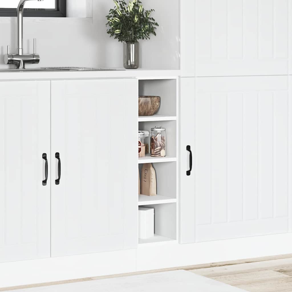 Armadio Inferiore “Riga” Bianco 20x44,5x81,5 cm | homemem39