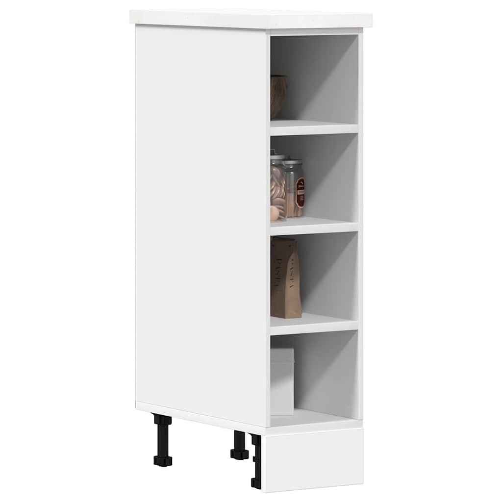 Armadio Inferiore “Riga” Bianco 20x44,5x81,5 cm | homemem39