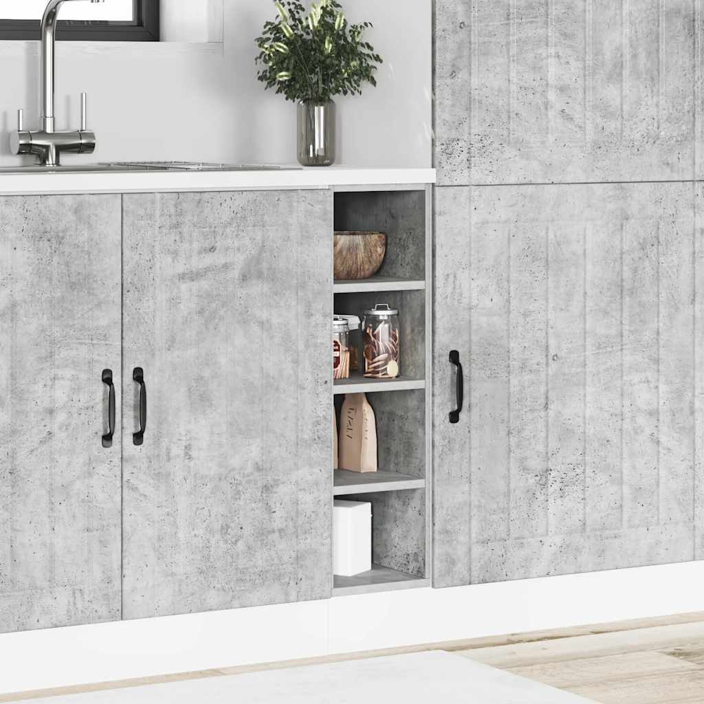 Armadio Inferiore “Riga” Grigio Cemento 20x44,5x81,5 cm | homemem39