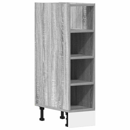 Armadio Inferiore “Riga” Grigio Sonoma 20x44,5x81,5 cm | homemem39