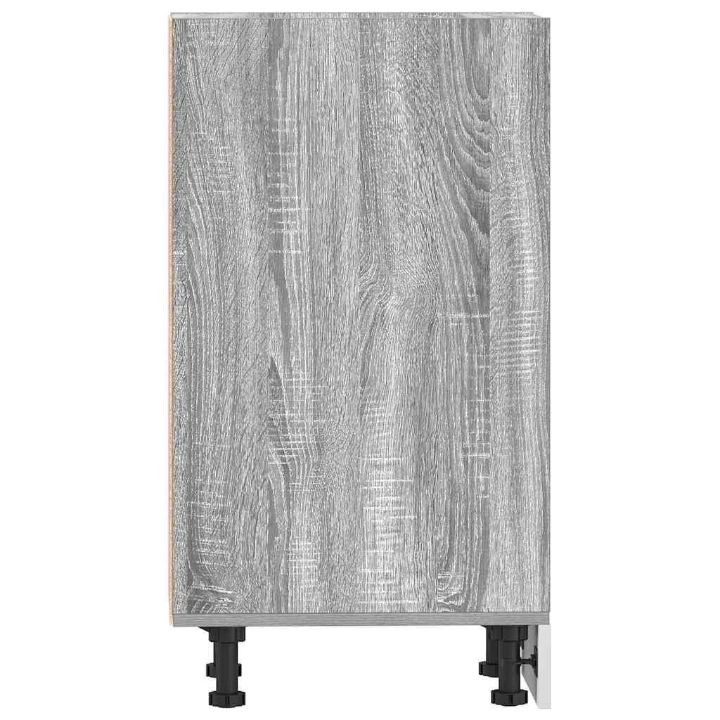 Armadio Inferiore “Riga” Grigio Sonoma 20x44,5x81,5 cm | homemem39