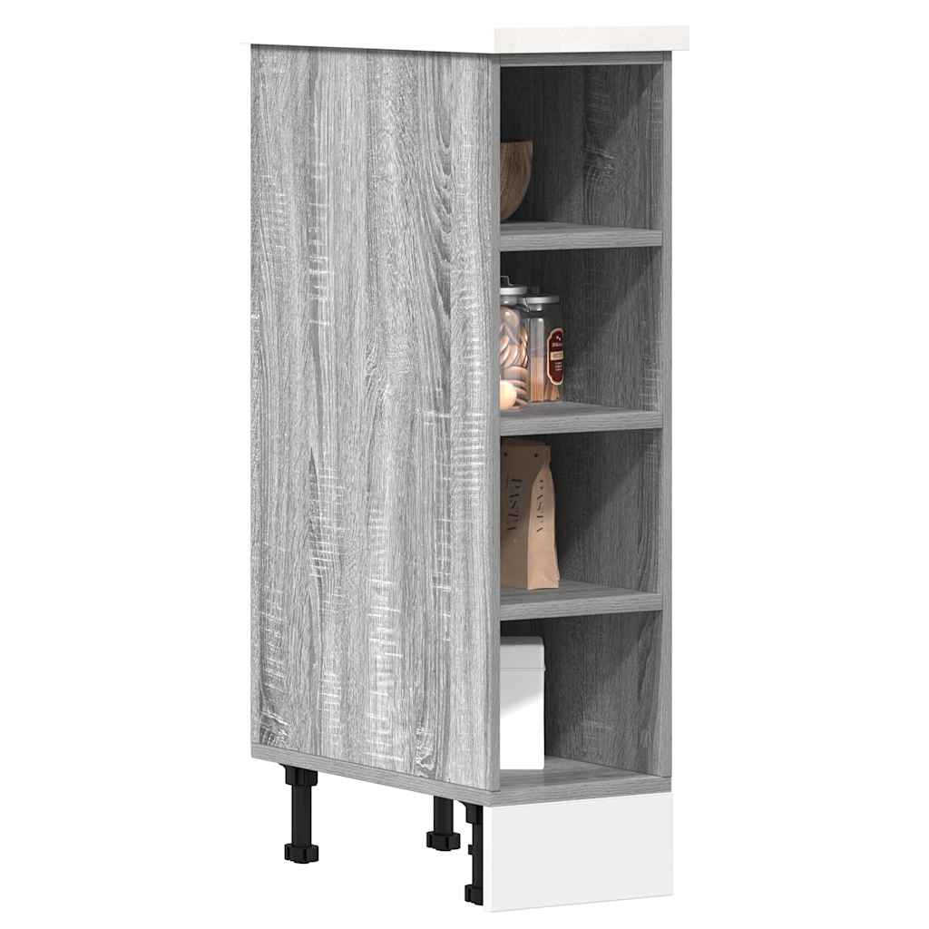Armadio Inferiore “Riga” Grigio Sonoma 20x44,5x81,5 cm