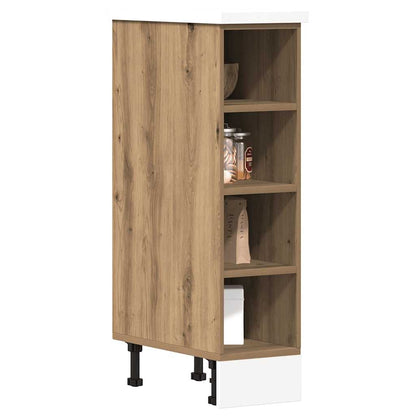Armadio Inferiore “Riga” Rovere Artigianale 20x44,5x81,5 cm | homemem39