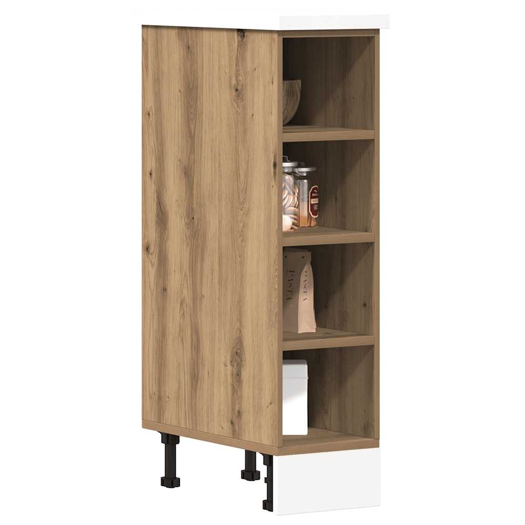 Armadio Inferiore “Riga” Rovere Artigianale 20x44,5x81,5 cm
