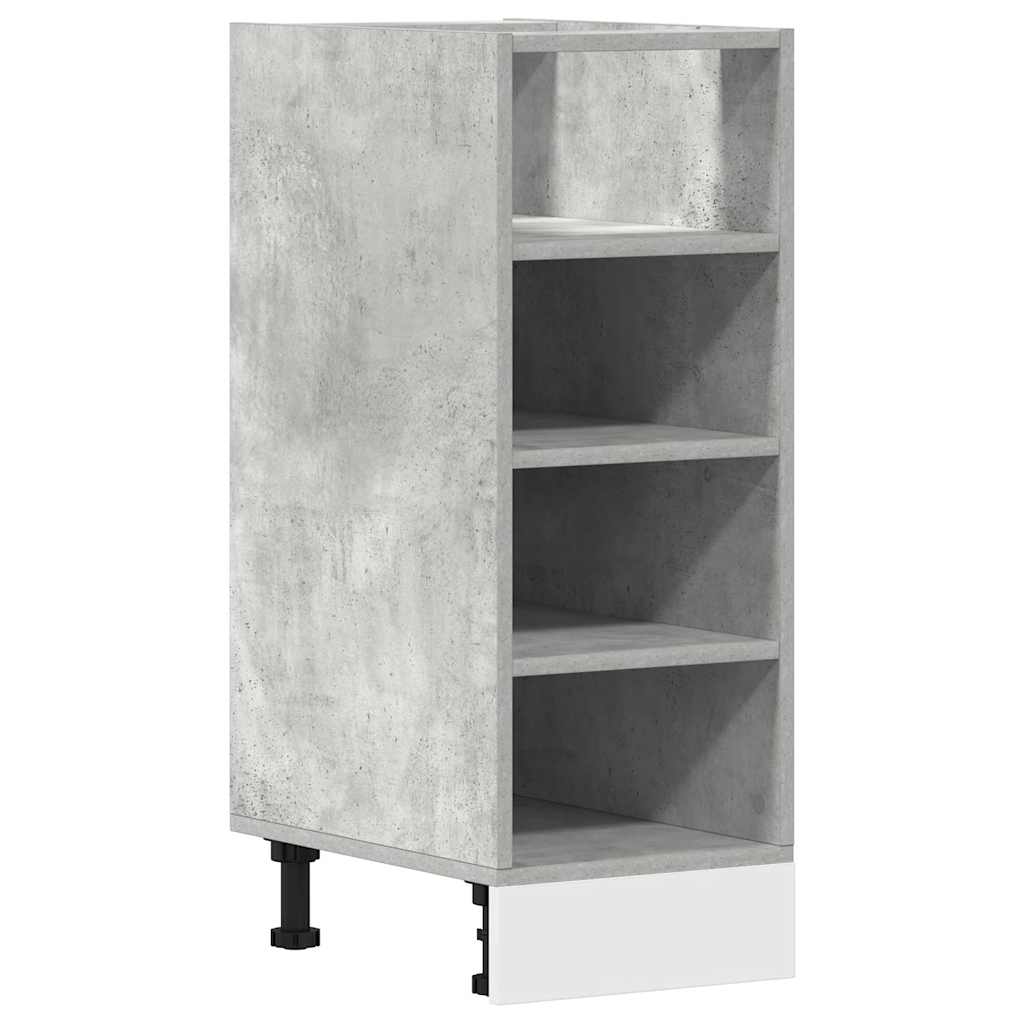 Armadio Inferiore “Riga” Grigio Cemento 30x44,5x81,5 cm