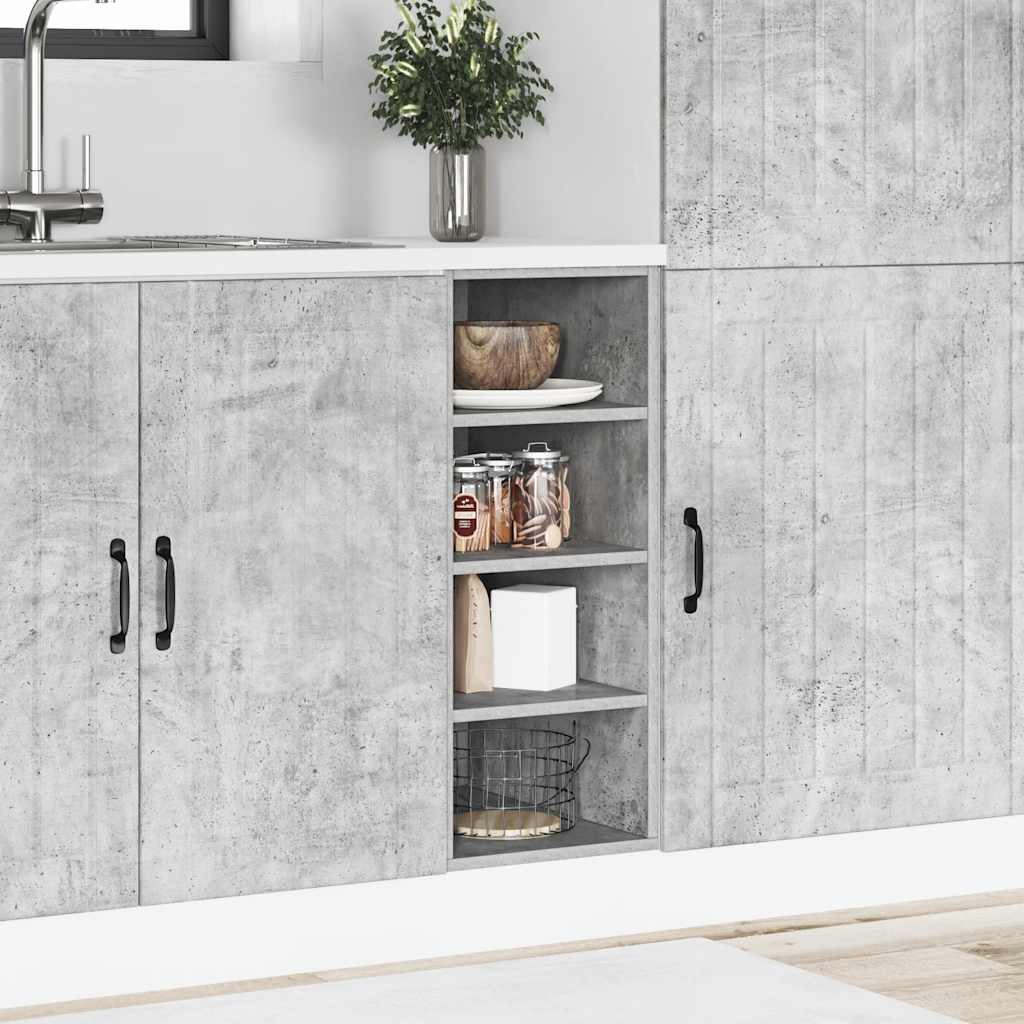 Armadio Inferiore “Riga” Grigio Cemento 30x44,5x81,5 cm