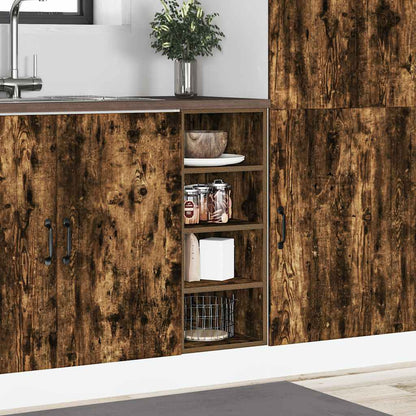 Armadio Inferiore “Riga” Rovere Fumo 30x44,5x81,5 cm | homemem39