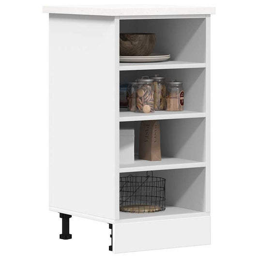 Armadio Inferiore “Riga” Bianco 40x44,5x81,5 cm | homemem39