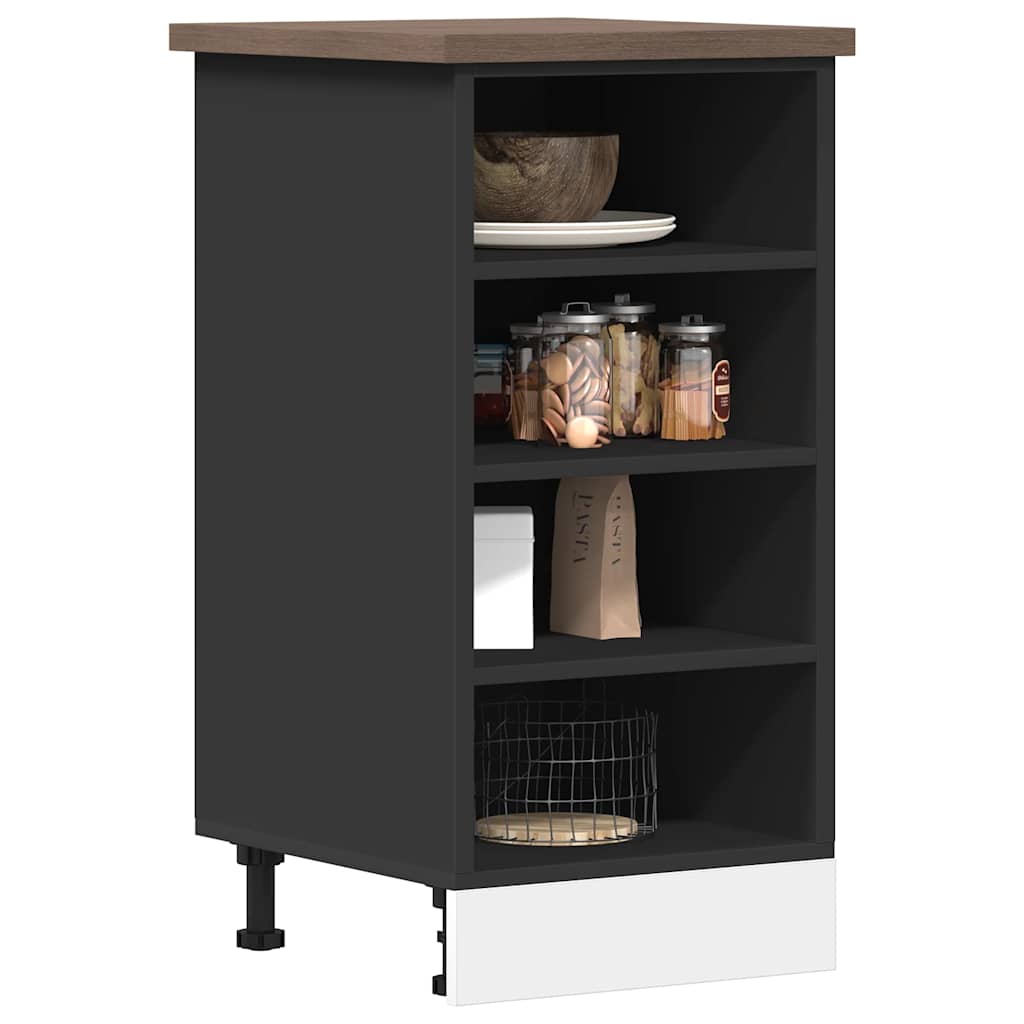 Armadio Inferiore “Riga” Nero 40x44,5x81,5 cm