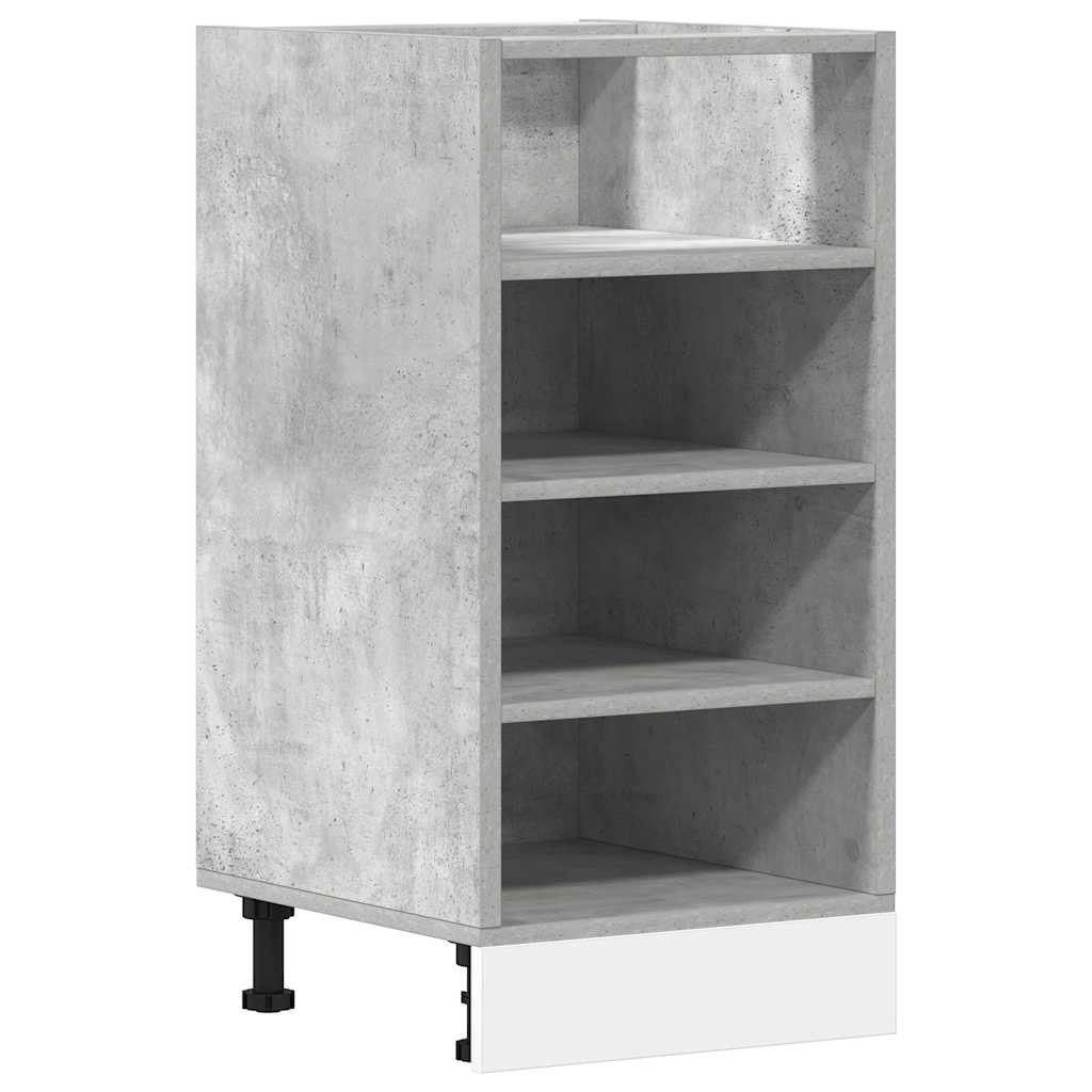 Armadio Inferiore “Riga” Grigio Cemento 40x44,5x81,5 cm
