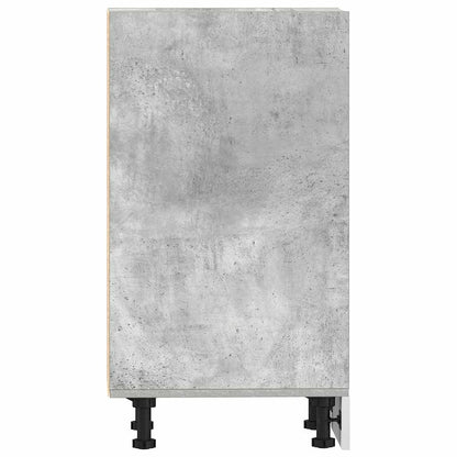 Armadio Inferiore “Riga” Grigio Cemento 40x44,5x81,5 cm - homemem39