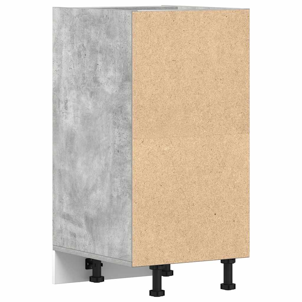 Armadio Inferiore “Riga” Grigio Cemento 40x44,5x81,5 cm