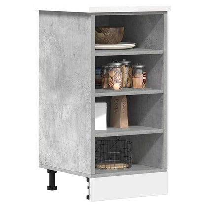 Armadio Inferiore “Riga” Grigio Cemento 40x44,5x81,5 cm