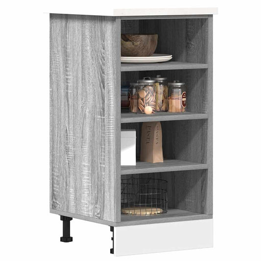 Armadio Inferiore “Riga” Grigio Sonoma 40x44,5x81,5 cm | homemem39