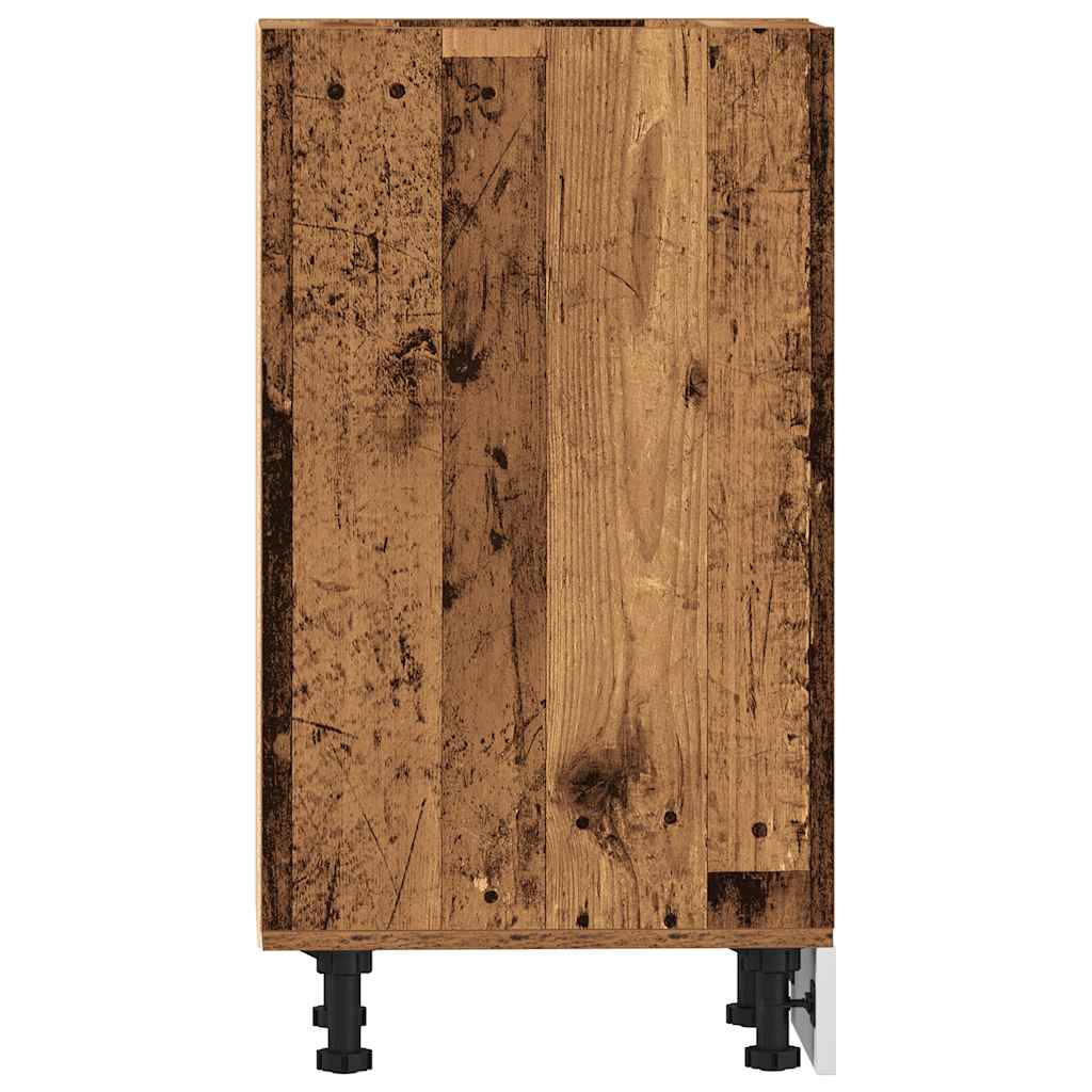 Armadio Inferiore “Riga” Legno Antico 40x44,5x81,5 cm - homemem39
