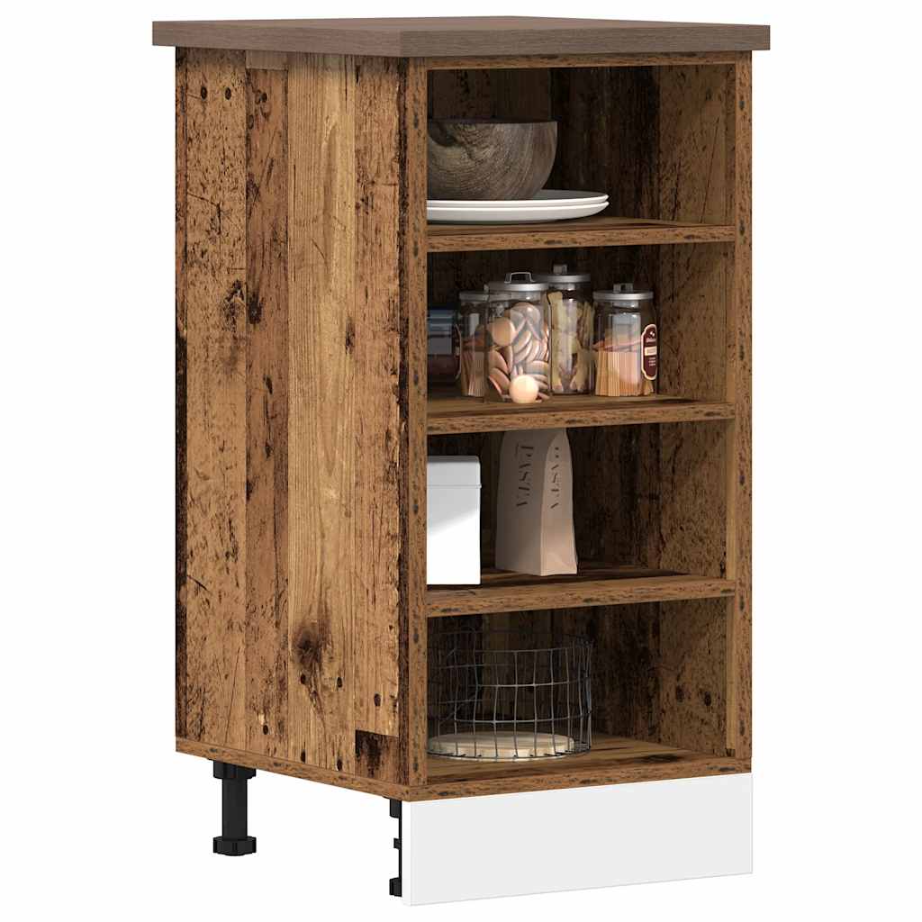 Armadio Inferiore “Riga” Legno Antico 40x44,5x81,5 cm