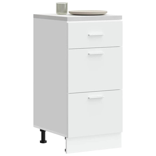 Armadio Inferiore “Lyon” Bianco 40x46x81,5 cm | homemem39