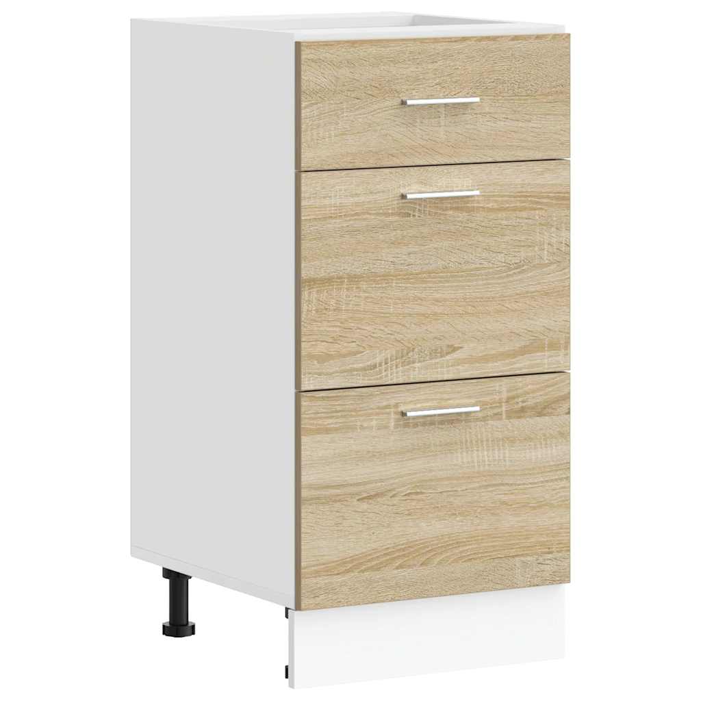 Armadio Inferiore “Lyon” Rovere Sonoma 40x46x81,5 cm | homemem39