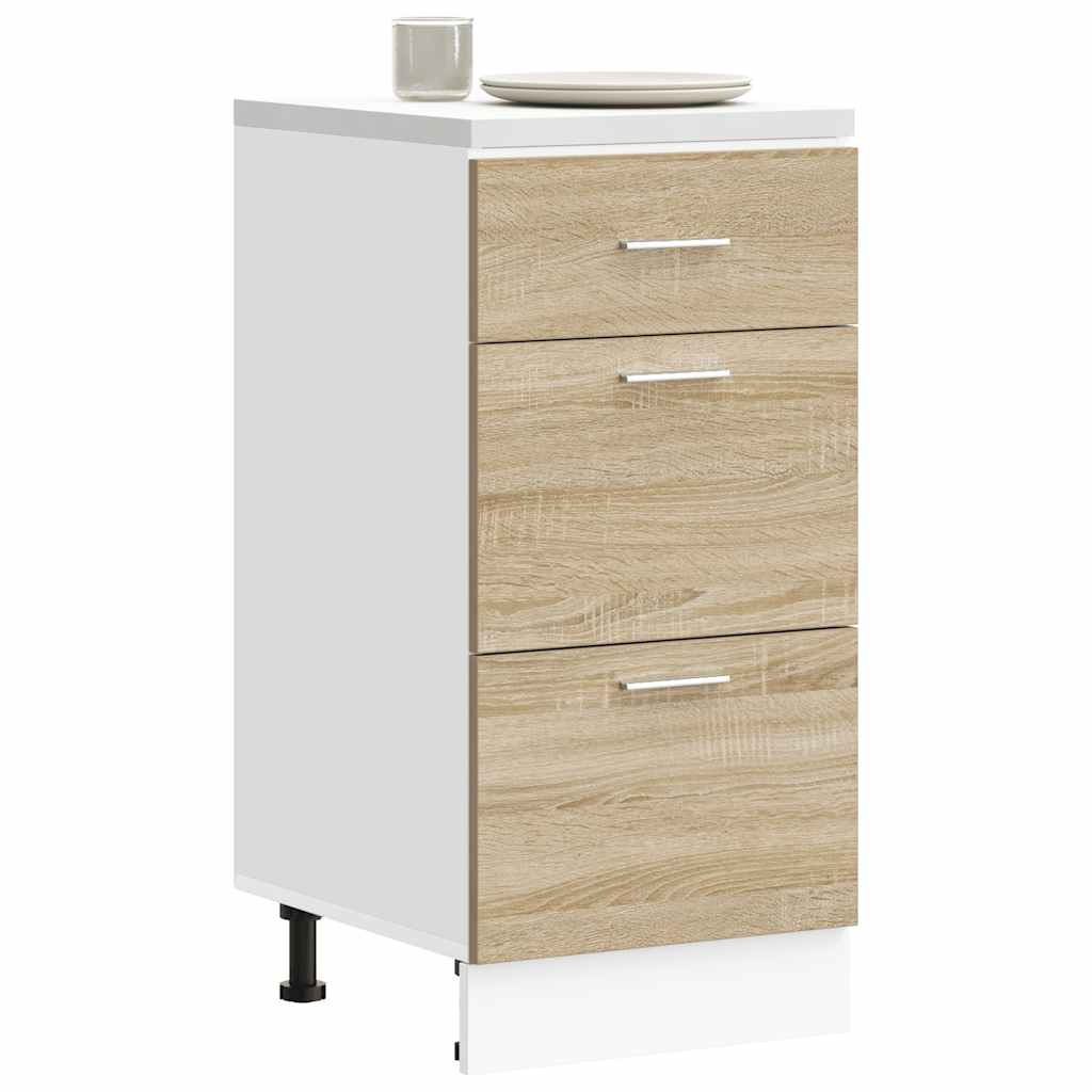 Armadio Inferiore “Lyon” Rovere Sonoma 40x46x81,5 cm | homemem39