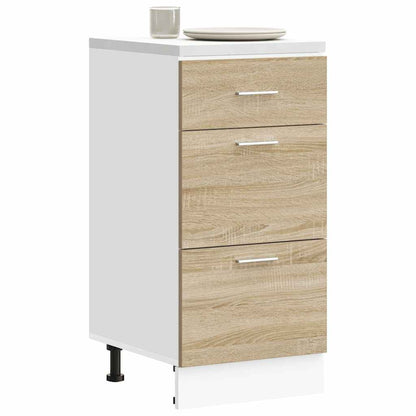 Armadio Inferiore “Lyon” Rovere Sonoma 40x46x81,5 cm | homemem39