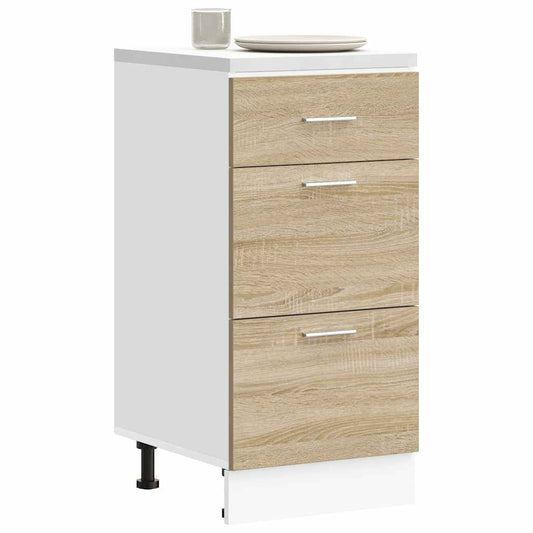 Armadio Inferiore “Lyon” Rovere Sonoma 40x46x81,5 cm | homemem39