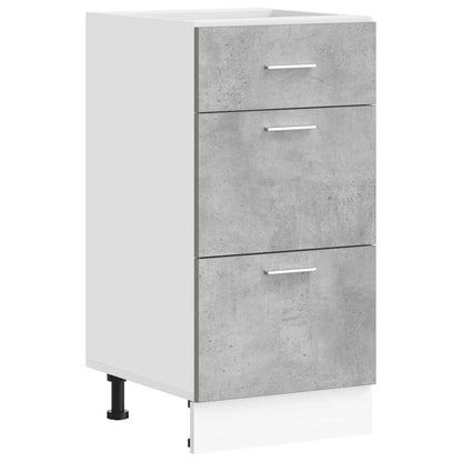 Armadio Inferiore “Lyon” Grigio Cemento 40x46x81,5cm | homemem39