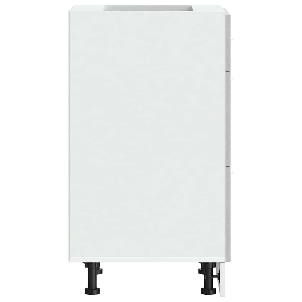 Armadio Inferiore “Lyon” Grigio Cemento 40x46x81,5cm | homemem39