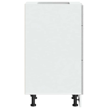 Armadio Inferiore “Lyon” Grigio Cemento 40x46x81,5cm | homemem39