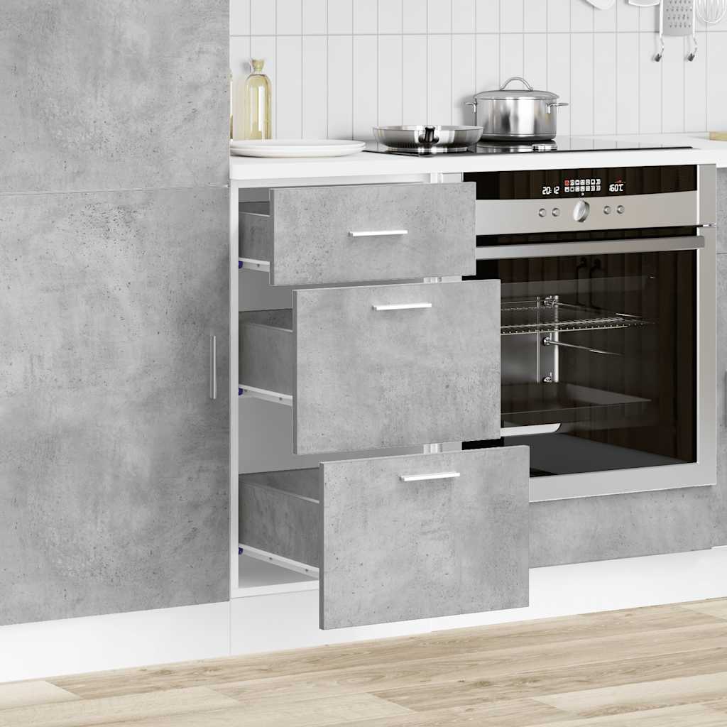 Armadio Inferiore “Lyon” Grigio Cemento 40x46x81,5cm | homemem39