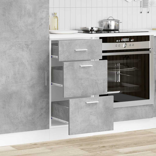 Armadio Inferiore “Lyon” Grigio Cemento 40x46x81,5cm