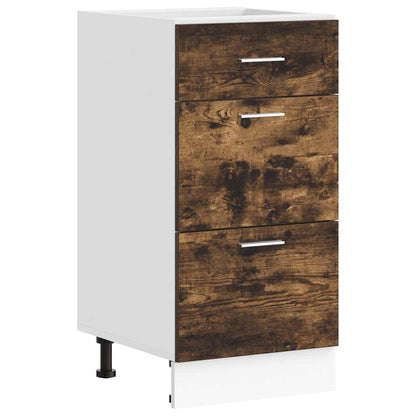 Armadio Inferiore “Lyon” Rovere Fumo 40x46x81,5cm | homemem39