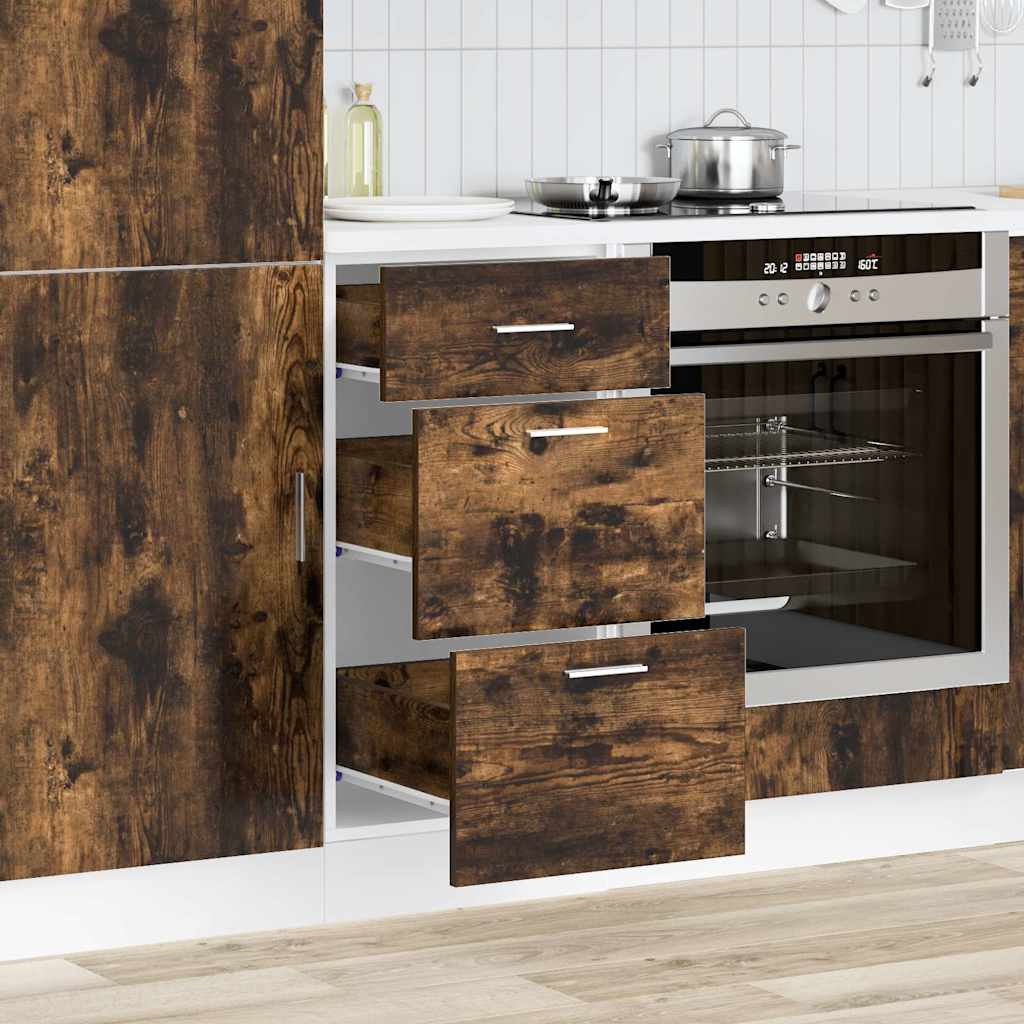 Armadio Inferiore “Lyon” Rovere Fumo 40x46x81,5cm