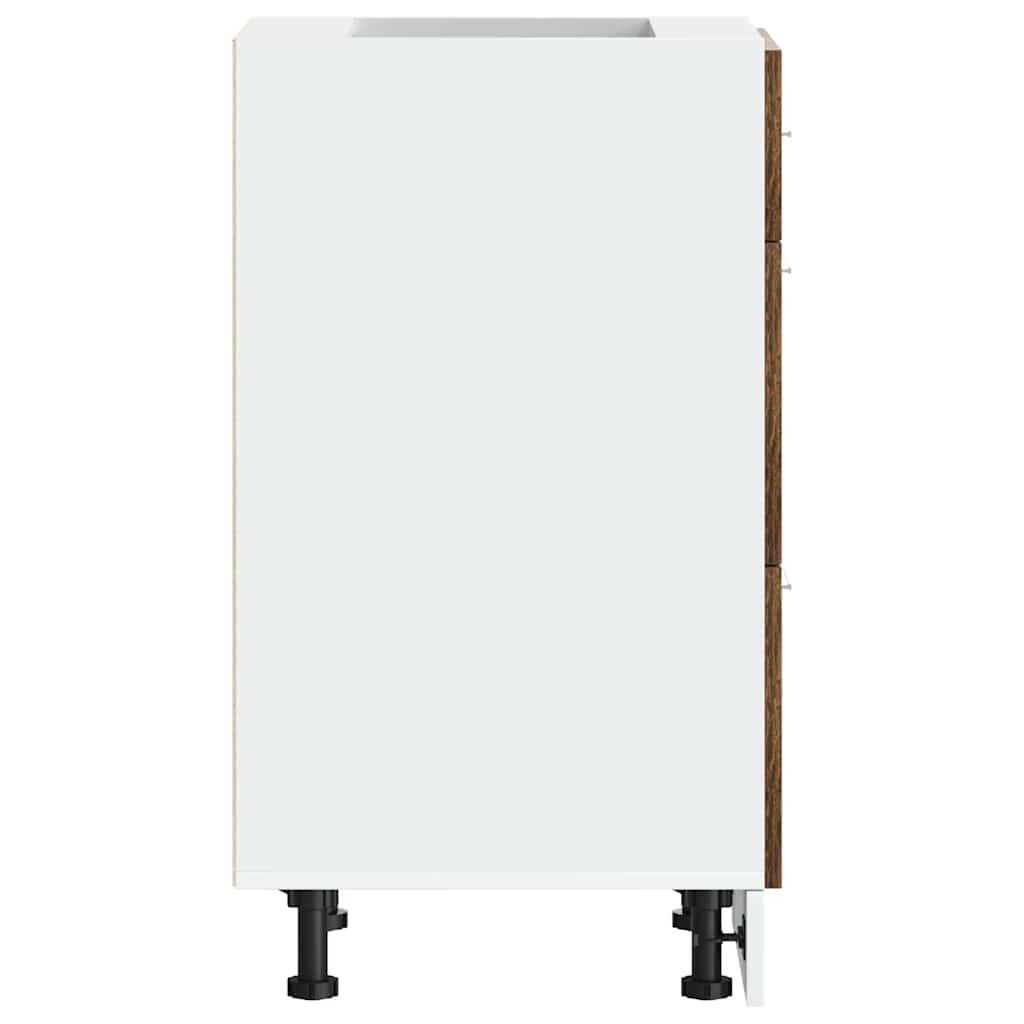 Armadio Inferiore “Lyon” Rovere Fumo 40x46x81,5cm - homemem39