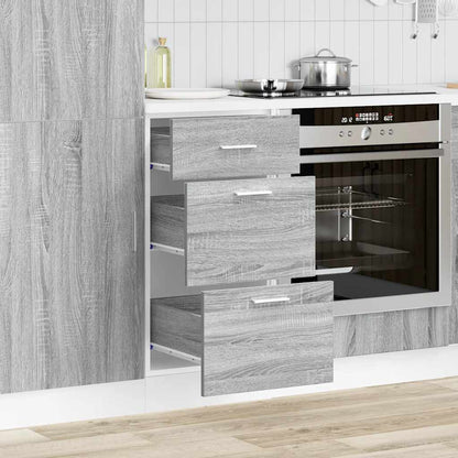 Armadio Inferiore “Lyon” Grigio Sonoma 40x46x81,5 cm | homemem39