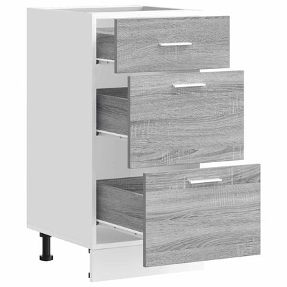 Armadio Inferiore “Lyon” Grigio Sonoma 40x46x81,5 cm | homemem39