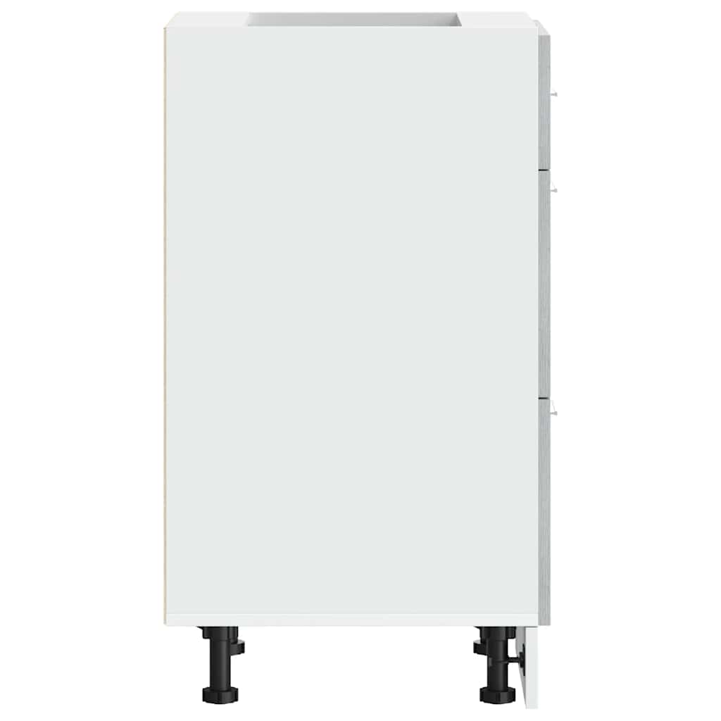 Armadio Inferiore “Lyon” Grigio Sonoma 40x46x81,5 cm - homemem39