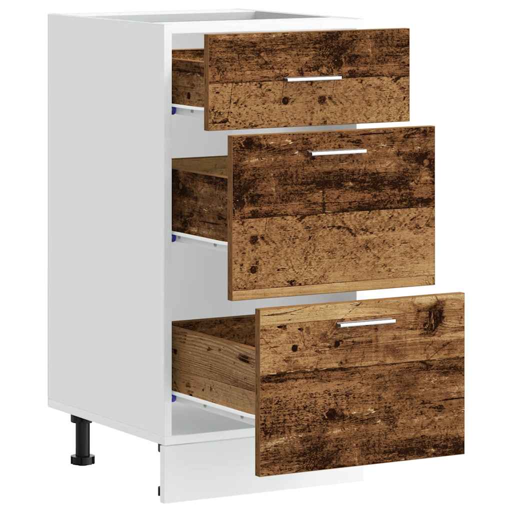 Armadio Inferiore “Lyon” Legno Antico 40x46x81,5 cm | homemem39