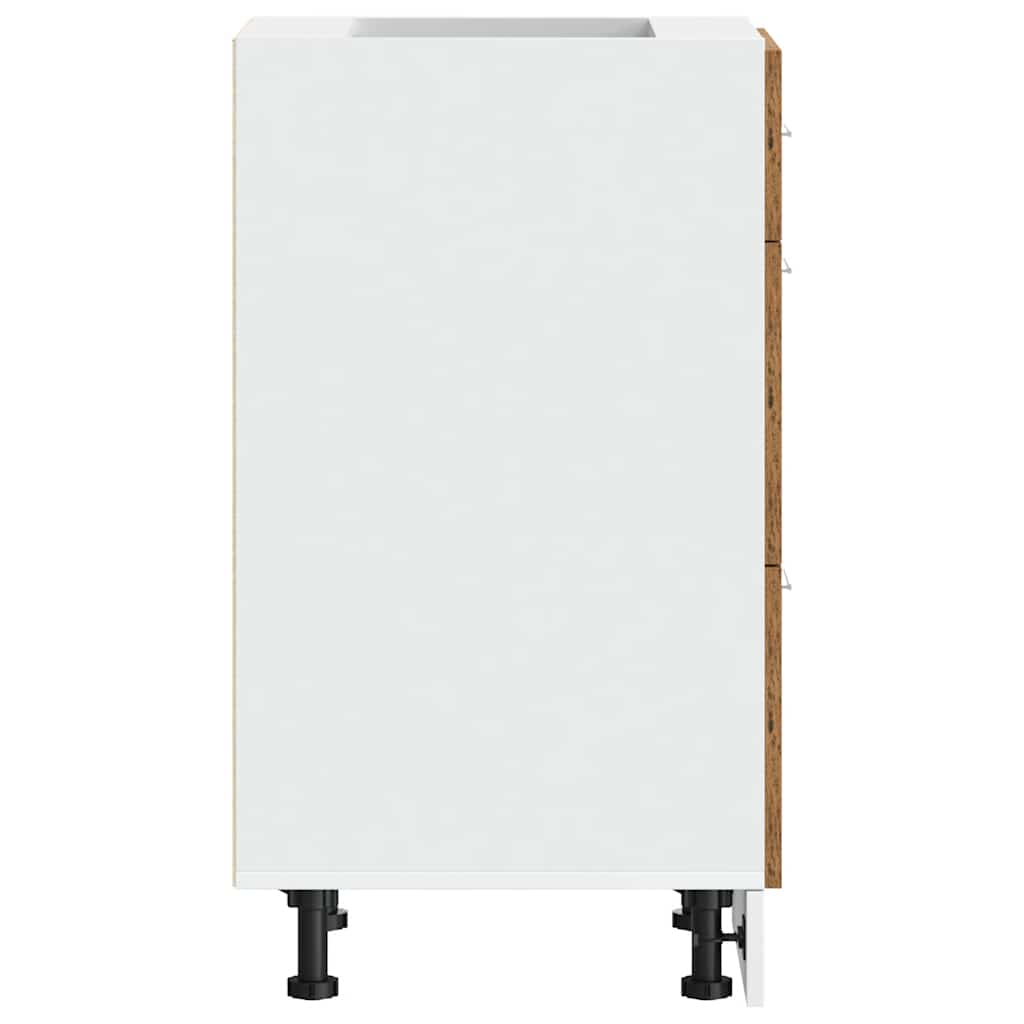 Armadio Inferiore “Lyon” Legno Antico 40x46x81,5 cm - homemem39