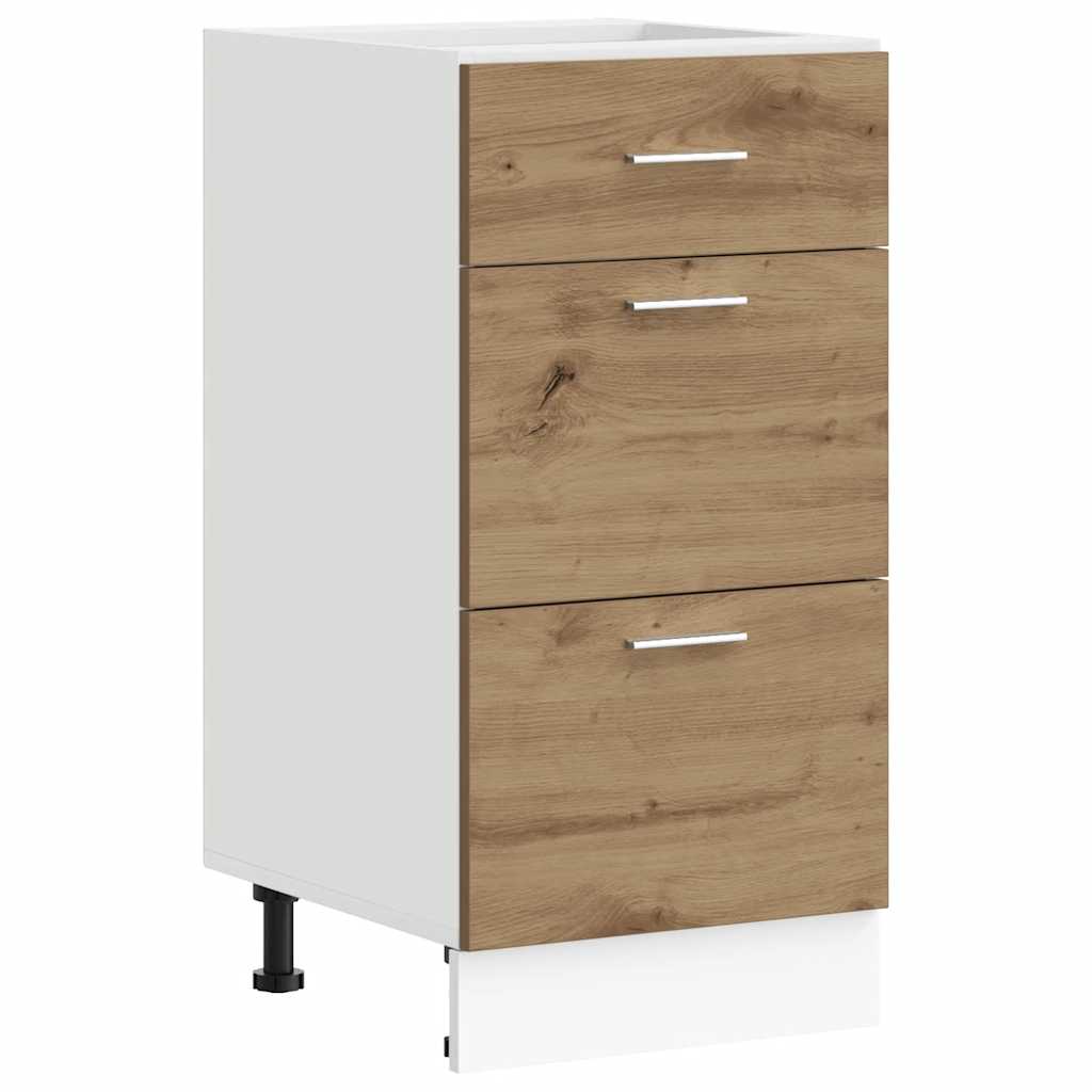 Armadio Inferiore “Lyon” Rovere Artigianale 40x46x81,5 cm | homemem39
