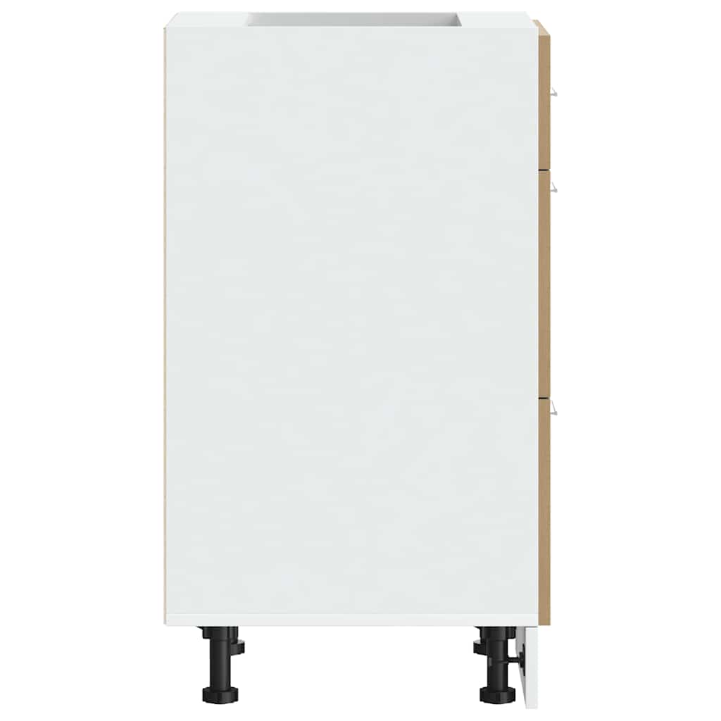 Armadio Inferiore “Lyon” Rovere Artigianale 40x46x81,5 cm - homemem39