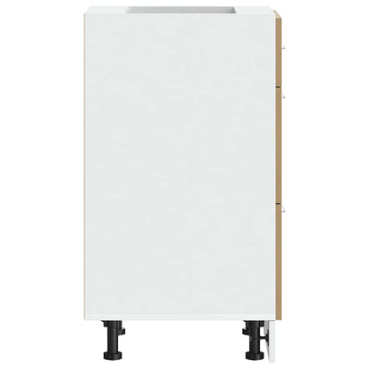 Armadio Inferiore “Lyon” Rovere Artigianale 40x46x81,5 cm - homemem39