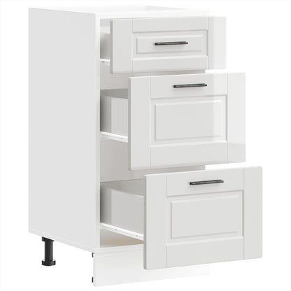 Base da Cucina Porto Bianco Lucido in Legno Multistrato - homemem39