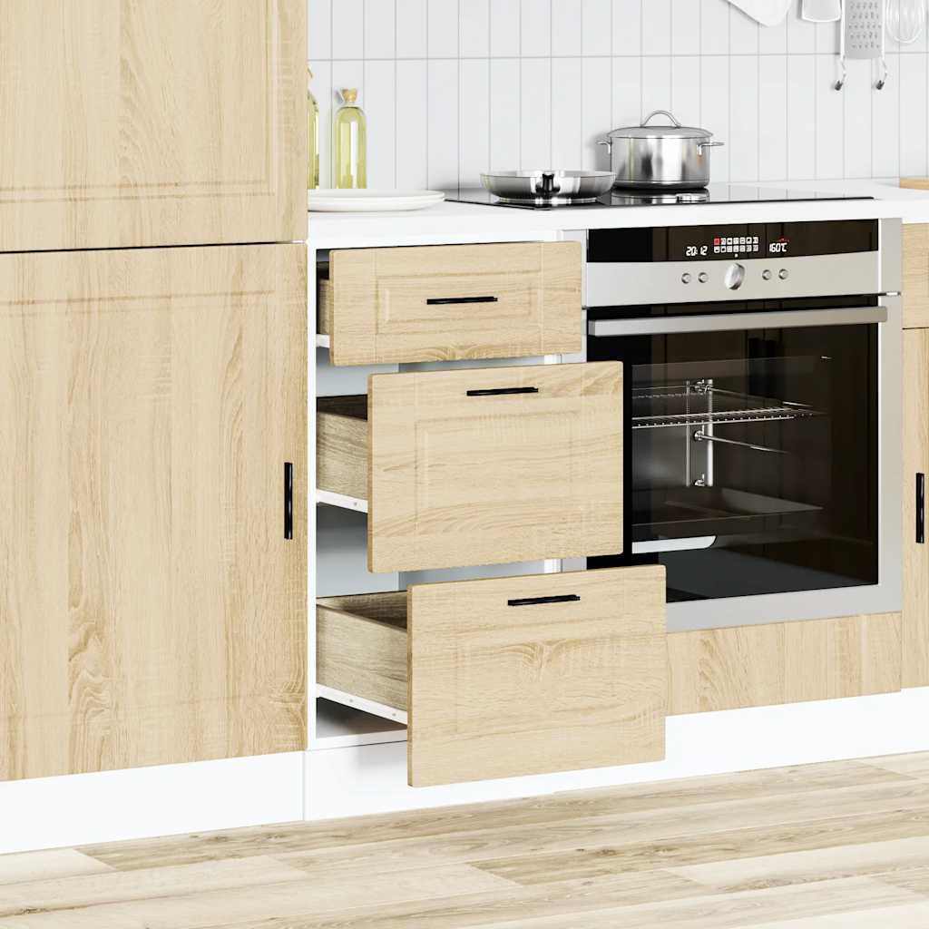 Base da Cucina Porto Rovere Sonoma in Legno Multistrato | homemem39